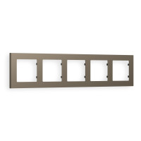 AF220635 Рамка ALFA Techno Темная бронза матовый 5-ая AMBRELLA VOLT