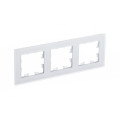 ATLASDESIGN NATURE 3-постовая РАМКА, МАТОВОЕ ОРГАНИЧЕСКОЕ СТЕКЛО БЕЛЫЙ ATN330103