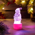 Фигура светодиодная Санта Клаус 1LED RGB 0.1Вт IP20 на подставке элементы питания 3хAG13(LR44) (в компл.) Neon-Night 501-040