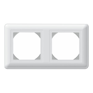 Рамка 2 поста Schneider Electric W59 AQUA, белый, KD-2B-18