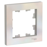 ATLASDESIGN 1-постовая РАМКА, ЖЕМЧУГ ATN000401