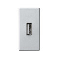 Simon Алюминий Плата с разъёмом USB 2.0 (тип А), 1/2 К45, винтовой зажим