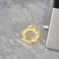 Гирлянда светодиодная Роса 10м 100LED тепл. бел. 1Вт IP20 USB Neon-Night 315-976
