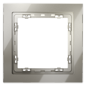 Рамка стеклянная VOLTUM S70 на 1 пост, (шелк, стекло)