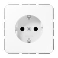 Розетка Jung CD 500, с заземлением, белый, CD1520BFKIWW