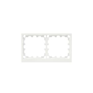 Рамка 2 поста IP44, KANT, белая магнолия