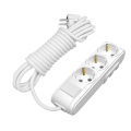 Arvia Electric, MOTTO, Удлинитель 3 гнезда с защитой от детей с/з 3м. (белый)