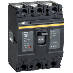 Автоматический выключатель IEK 3п 500А 35кА ВА88-40 MASTER  SVA50-3-0500-02