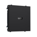 MS994030 Комплект механизма розетки HDMI 2.1 SIGMA Черный Мягкое касание 30V/900MS 4K-120HZ 8K-60Hz QUANT PRO (SP9940, PR223)