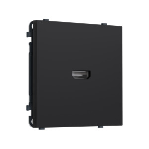 MS994030 Комплект механизма розетки HDMI 2.1 SIGMA Черный Мягкое касание 30V/900MS 4K-120HZ 8K-60Hz QUANT PRO (SP9940, PR223)