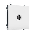MS133030 Комплект механизма TV розетки проходной SIGMA Белый матовый 5-1000 MHz 4dB QUANT PRO (SP1330, PR211)