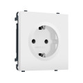 MS827010 Комплект механизма электрической розетки SIGMA Белый мягкое касание 50Hz 2P+E с/з с/ш 16A-250V QUANT PRO (SP8270, PR141)