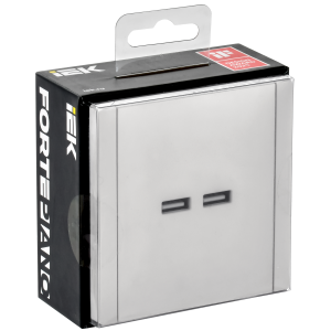 FORTE&PIANO Розетка USB A+A 3,1А FP249 белый IEK