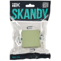 SKANDY Выключатель 1-клавишный 10А SK-V01G мятный IEK