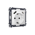 MA130010 Комплект механизма электрической розетки ALFA Белый матовый 2USB AC 20W быстрая зарядка сз QUANT AP1300, VM160 AMBRELLA VOLT