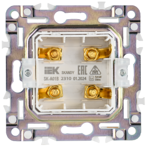 SKANDY Аудиорозетка 4-местная SK-A01B бежевый IEK