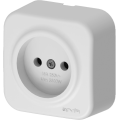 Arvia Electric, Aria, Розетка 1-а без земли, IP-20 (белый)