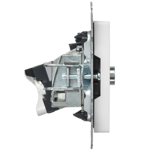 BRITE Розетка двойная TV+RJ45 кат.5E РТВ/РК12-БрАБ арктический белый IEK