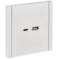 FORTE&PIANO Розетка USB A+C 3,1А FP250 белый IEK