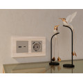 MA369010 Комплект механизма электрической розетки ALFA Серо-бежевый матовый 2USB AA 18W быстрая зарядка сз QUANT AP3690, VM155 AMBRELLA VOLT