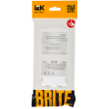 BRITE Рамка 2-местная РУ-2-Бр белый рифленый IEK