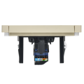 FORTE&PIANO Розетка компьютерная RJ45 кат.6 FP431 ваниль IEK