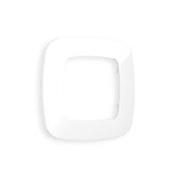 OF140101 Рамка OMEGA Ecta Белый глянец 1-ая AMBRELLA VOLT