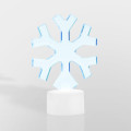 Фигура светодиодная Снежинка 1LED RGB 1Вт IP20 на подставке элементы питания 3хAG13(LR44) (в компл.) Neon-Night 501-055