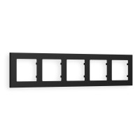 AF220705 Рамка ALFA Techno Черный матовый 5-ая AMBRELLA VOLT