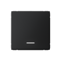 ARTGALLERY 1-клавишный ВЫКЛЮЧАТЕЛЬ КНОПОЧНЫЙ с подсв., 10А, механизм, КАРБОН GAL001016