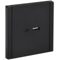 FORTE&PIANO Розетка USB A+C 18Вт FP151 черный IEK