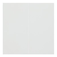 Клавиши двухклавишного выключателя, белый сатин (35611 MW)