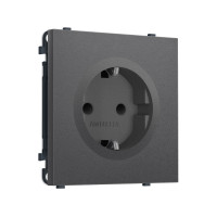 MS657010 Комплект механизма электрической розетки SIGMA Антрацит серый 50Hz 2P+E с/з с/ш 16A-250V QUANT PRO (SP6570, PR141)