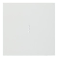 Клавиша одноклавишного выключателя с подсветкой, белый сатин (35602 MW)