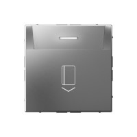 ARTGALLERY ВЫКЛЮЧАТЕЛЬ карточный 10А, без задержки времени, быстр.клемм., СТАЛЬ GAL000914S