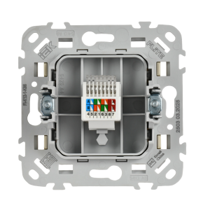 FLITE Розетка компьютерная RJ45 категория 5Е UTP РК5е-1-0-ФлСл сливочный IEK