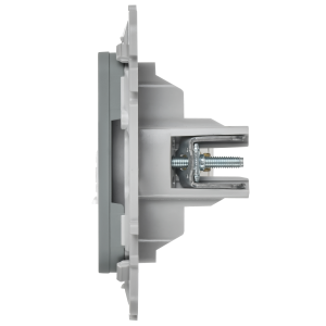 FLITE Розетка 2-местная RJ45/TV категория 5Е UTP РКТВ5е-2-0-ФлС серый IEK