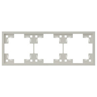 Трехместная рамка, лен (35830 LN)