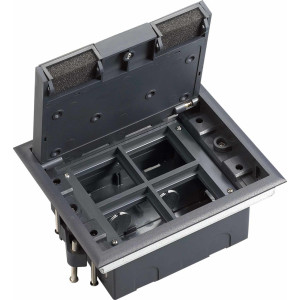 MultiDesk Люк на 8 модулей IP40 для фальшпола с монтажной коробкой, тип MDK10 MDK10108