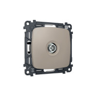 MO373005 Комплект механизма TV розетки оконечной экранированной 5-1000MHz 3dB OMEGA Серо-бежевый матовый QUANT OP3730, VM199 AMBRELLA VOLT