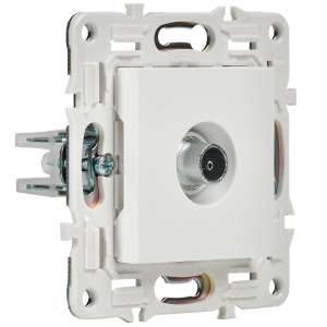 SKANDY Розетка TV оконечная SK-A12W арктический белый IEK