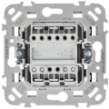 FLITE Выключатель 2-клавишный кнопочный 10А ВС12-2-0-ФлЧ черный IEK