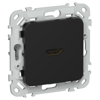 FLITE Розетка HDMI РШДМА-ФлЧ черный IEK