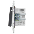 SKANDY Кнопка звонка с индикацией для отелей 10А SK-V17T титан IEK