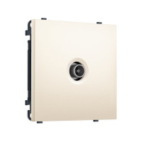 MS253010 Комплект механизма TV розетки оконечной SIGMA Жемчужно-кремовый 50-870 MHz 1dB QUANT PRO (SP2530, PR202)