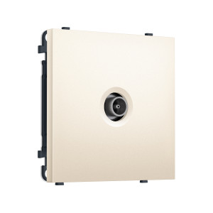 MS253010 Комплект механизма TV розетки оконечной SIGMA Жемчужно-кремовый 50-870 MHz 1dB QUANT PRO (SP2530, PR202)