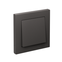 ATLASDESIGN 1-клавишный ВЫКЛЮЧАТЕЛЬ, сх.1, 10АХ, в сборе, БАЗАЛЬТ ATN001412