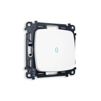 MO122020 Комплект механизма 1-кл выключателя с подсветкой 10000K OMEGA Белый матовый QUANT OP1220, VM101, G17B AMBRELLA VOLT