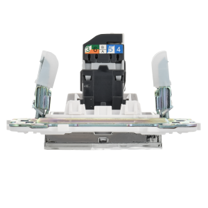 SKANDY Розетка компьютерная RJ45 кат.5E SK-K01N металл никель IEK