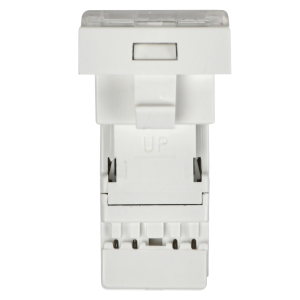 PRIMER РКИ-10-00-П-6 Розетка компьютерная RJ45 UTP кат.6 (1 модуль) белая IEK